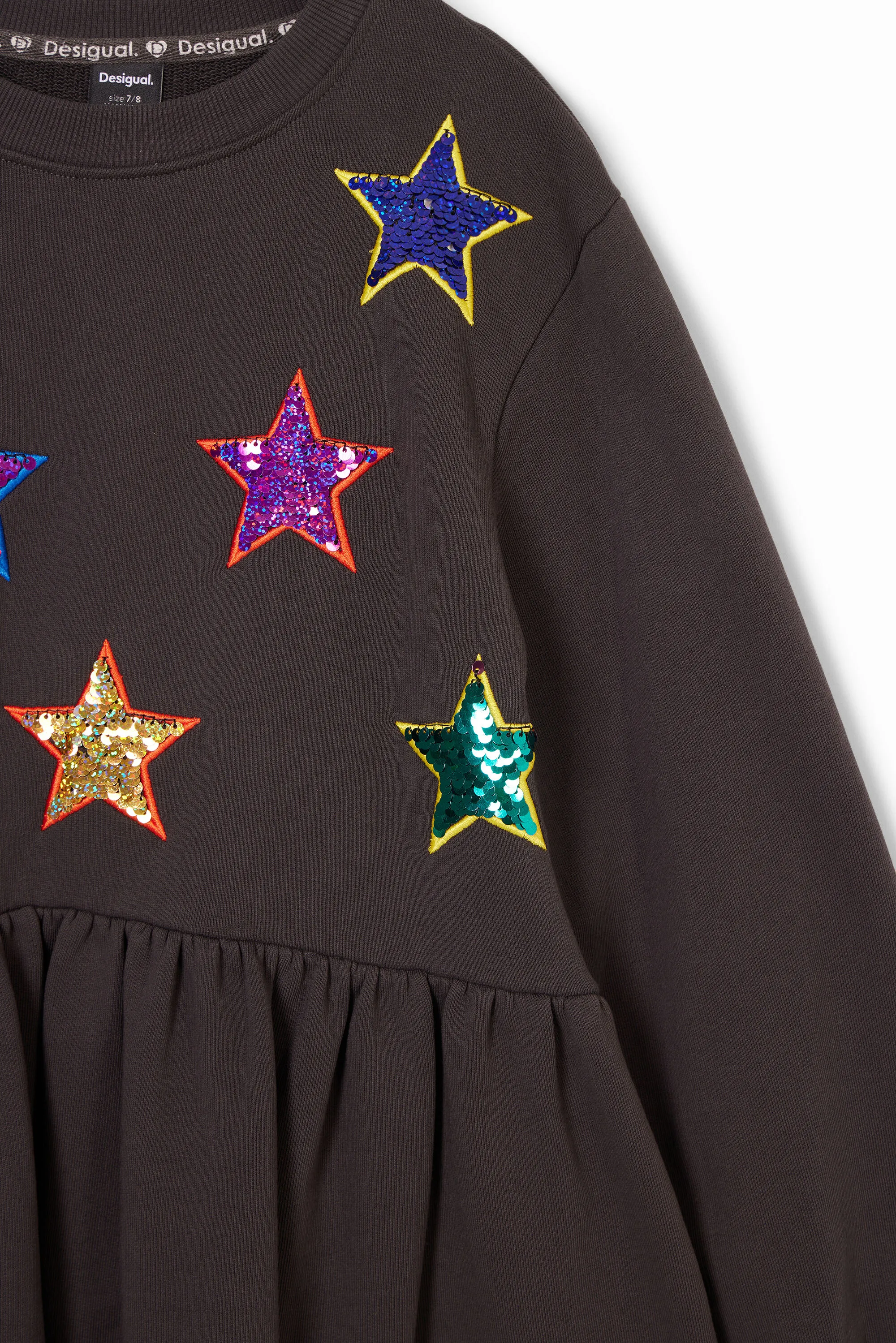 Vestido estrellas sudadera